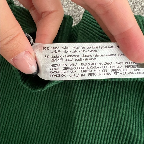Zara Mockneck Ribbed Top. NWT - Picture 4 of 5